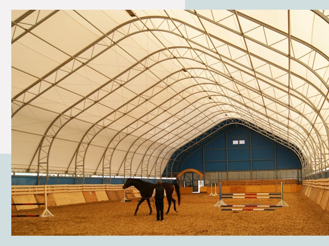 Строительство конных манежей в Реутове