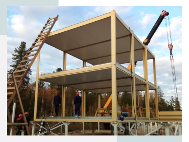 Строительство модульных здания Реутов