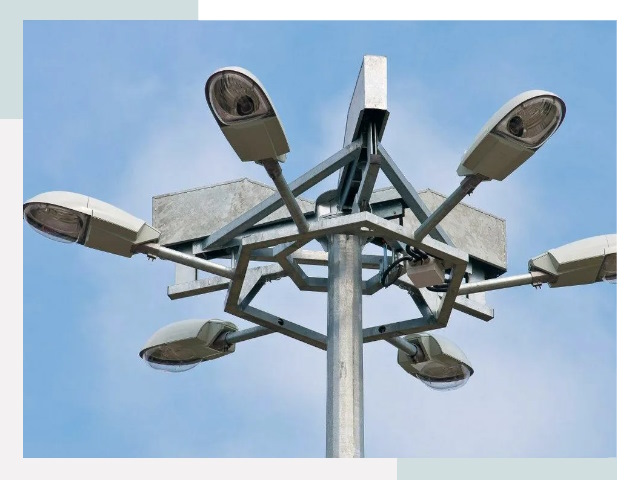 Монтаж осветительных мачт в Реутове