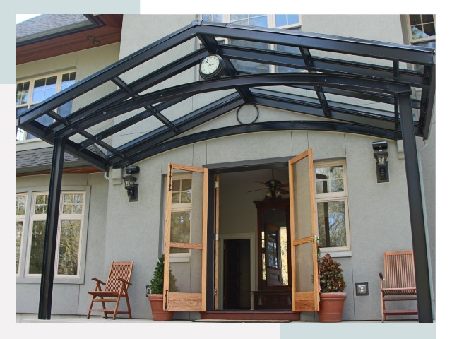 Козырьки металлические в Реутове