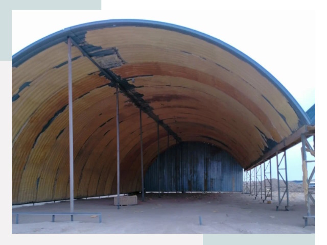 Реконструкция ангаров в Реутове