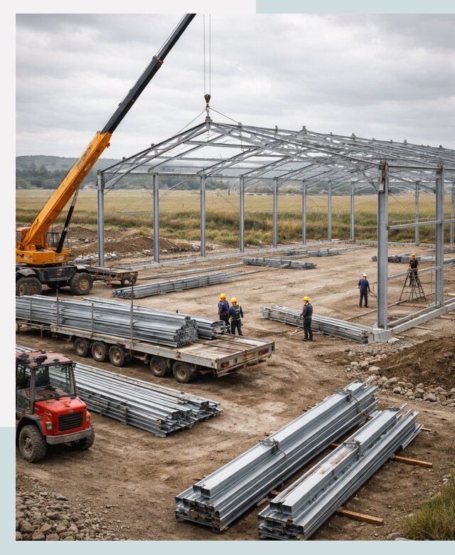 Строительство ангаров для сельхозтехники в Реутове под ключ