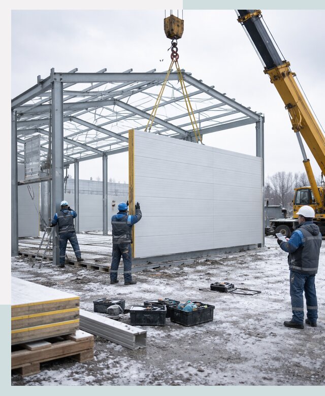 Строительство холодильных складов под ключ в Реутове