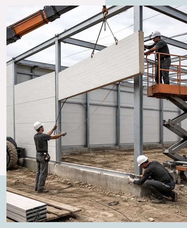 Строительство складов из сэндвич панелей в Реутове под ключ