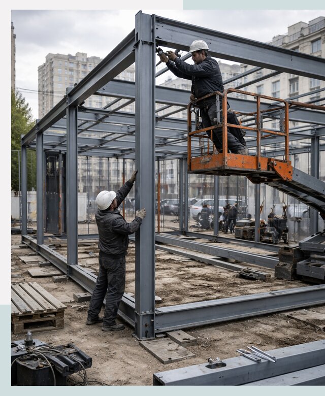 Строительство и монтаж торговых павильонов под ключ в Реутове