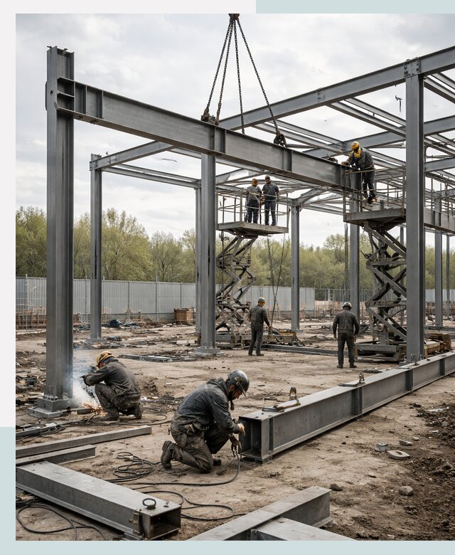 Строительство выставочных павильонов из металлоконструкций в Реутове