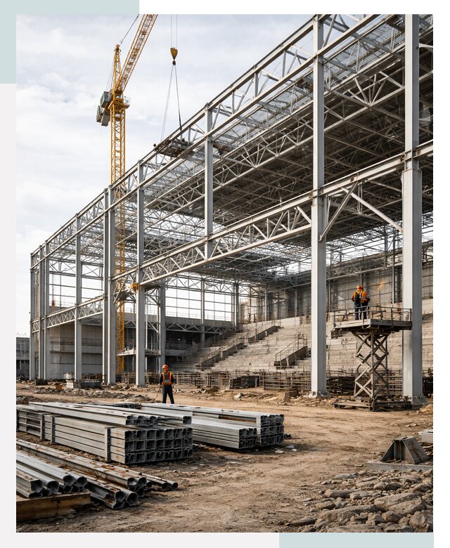 Строительство спортивных комплексов в Реутове от 31221 р. | СтальСтрой-Ртв